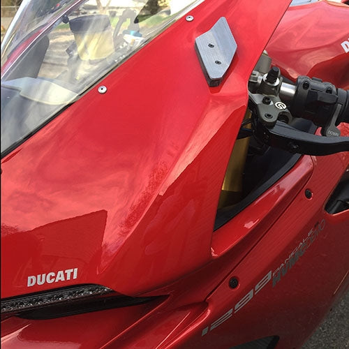 Ducati 1299 Panigale Mirror Block Off Turn Signals