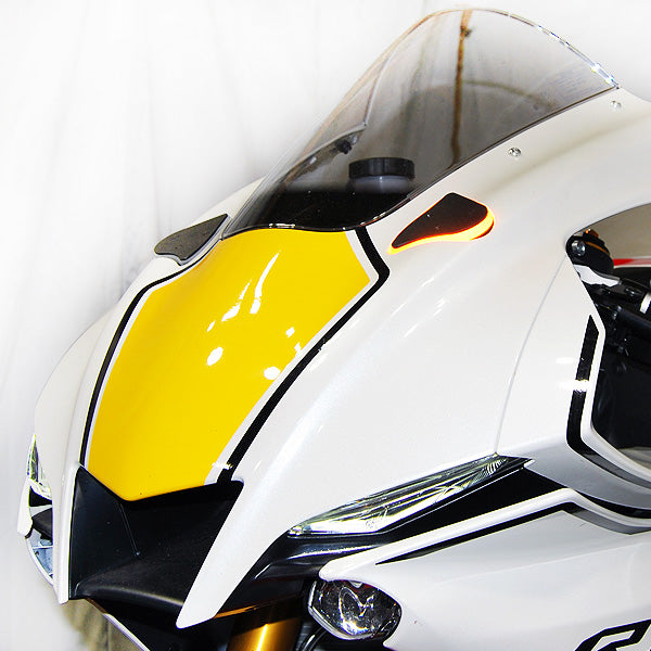 Yamaha R1 Mirror Block Off Turn Signals (2020-Present)
