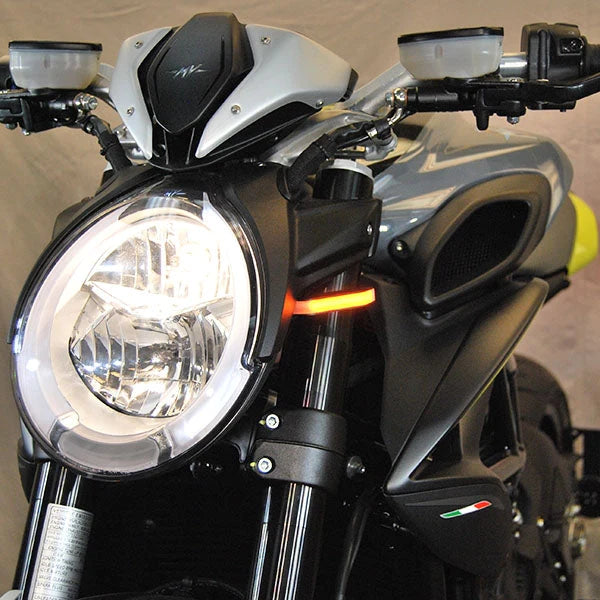 MV Agusta Dragster Front Turn Signals (2019-Present) Instructions
