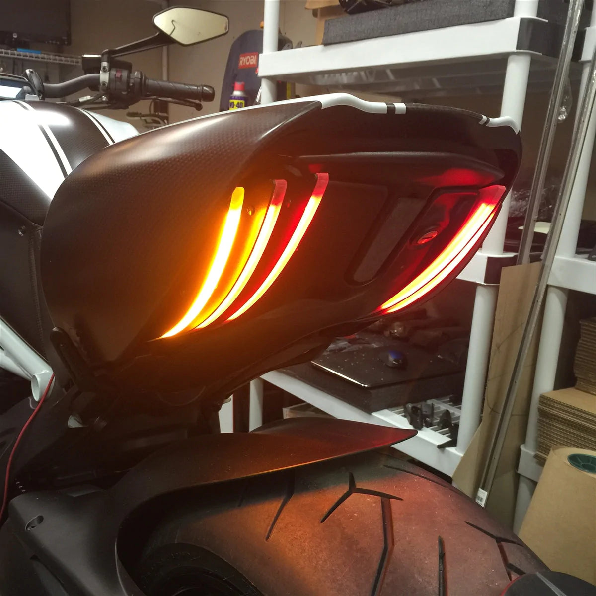 Ducati Diavel Rear Turn Signals Instructions