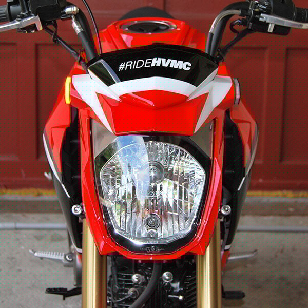 Kawasaki Z125 Front Turn Signals (2016 - Present) Instructions