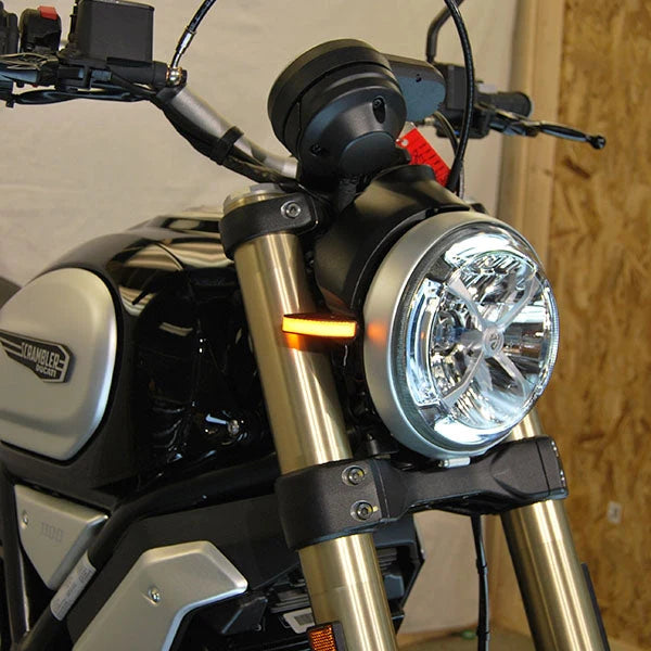 Ducati scrambler1100spヘッドライトASSY Black Lamp Guard for Ducati