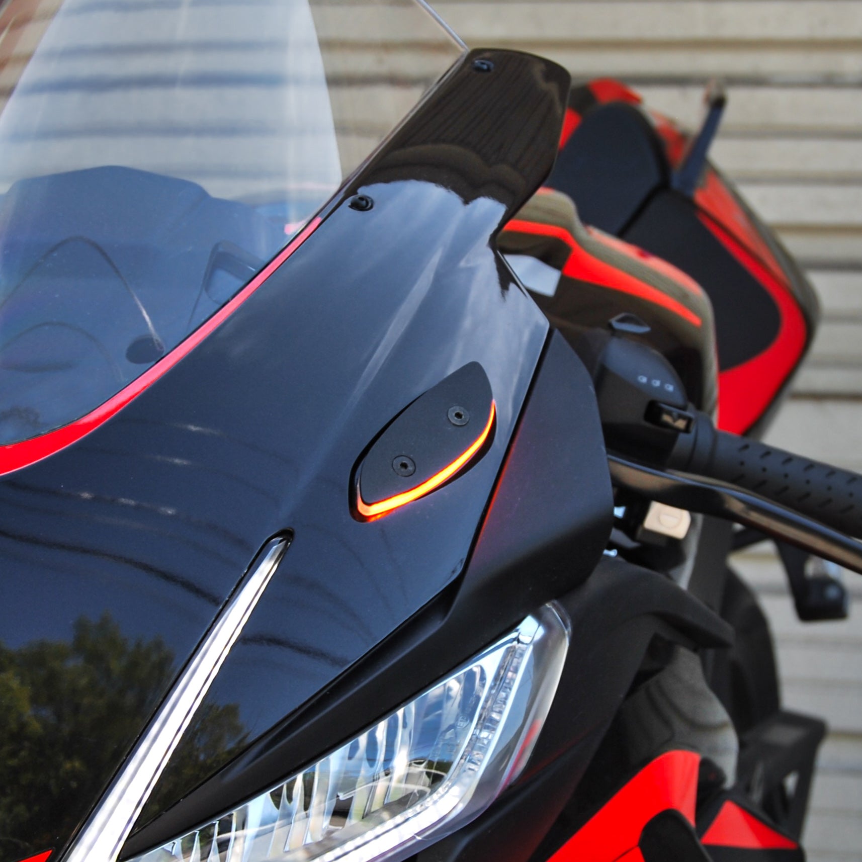 Aprilia RSV4 Mirror Block Off Turn Signals (2025-Present)