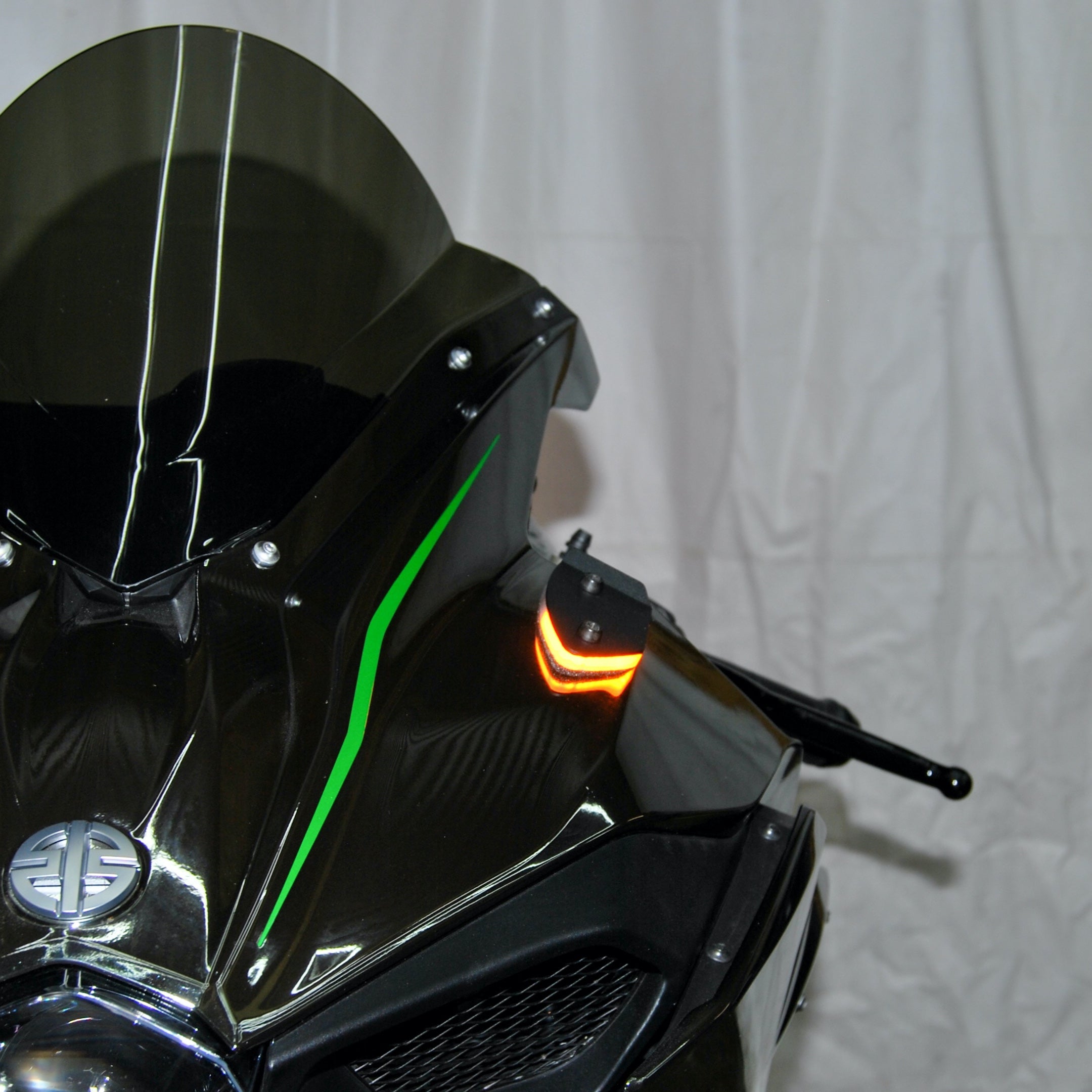 Kawasaki H2 Mirror Block Off Turn Signals (2015-Present)