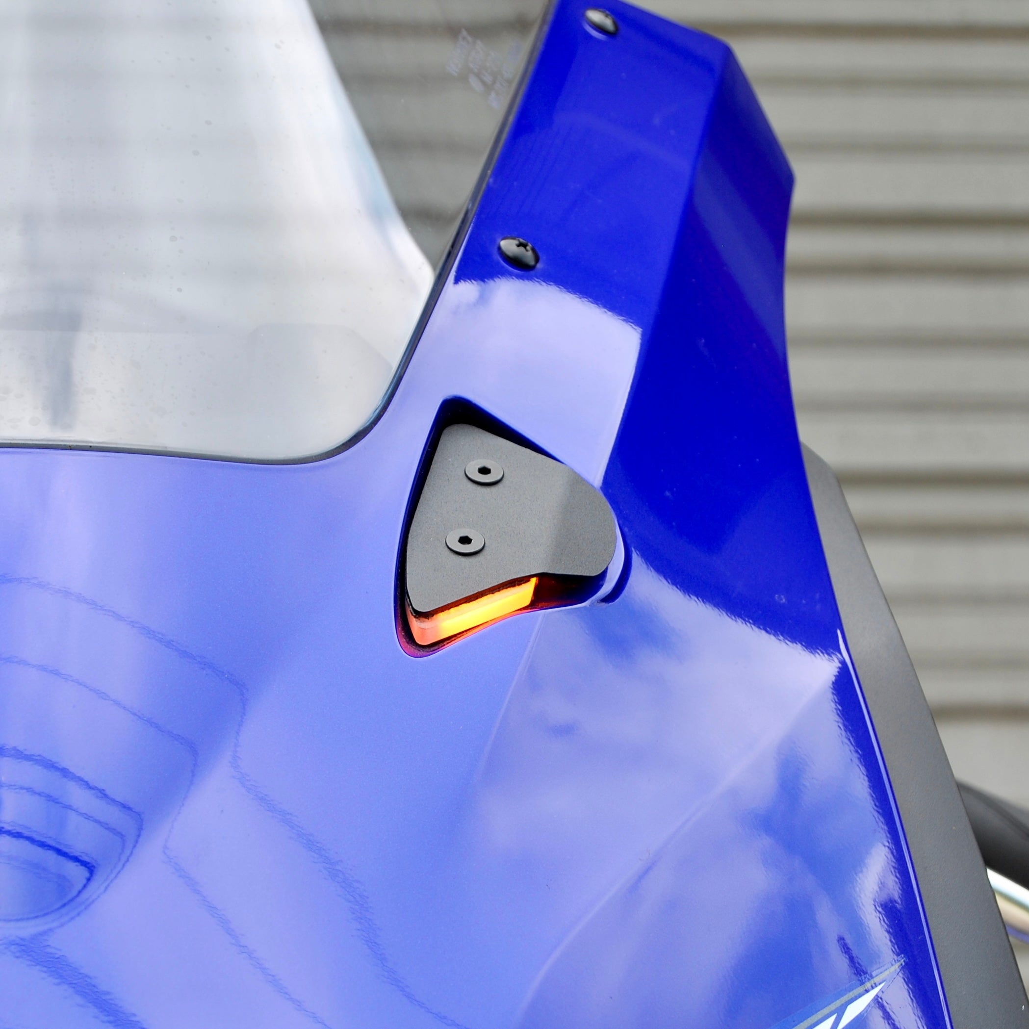 YZF-R1 20-ミラーブロックオフLEDウインカーNewRageCycles YamahaR9MirrorBlockOffTurnSign