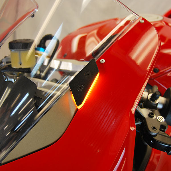 Ducati Panigale V2 Mirror Block Off Turn Signals (2020 - Present)