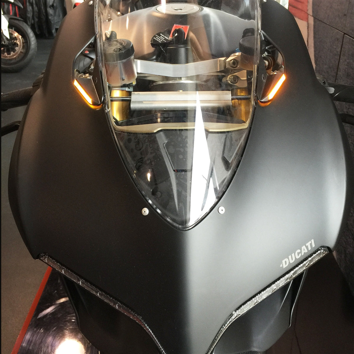 Ducati 1199 Panigale Mirror Block Off Turn Signals
