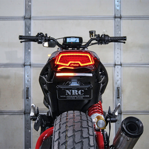 NRC Tail Tidy Fender Eliminator For Indian FTR1200 – ST01 – Licence Plate Relocation