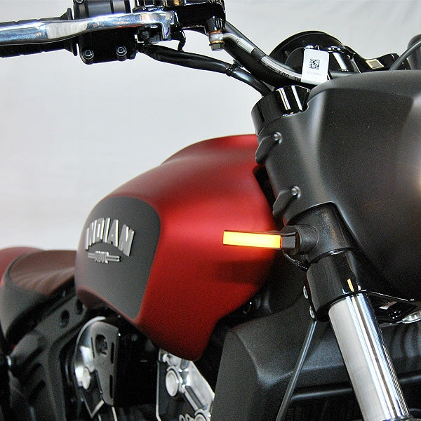 Indian Scout Bobber Front Turn Signals (2018-Present)