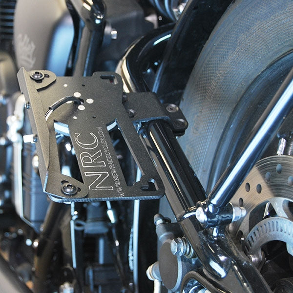 Triumph Bobber Side Mount License Plate (2 Position)